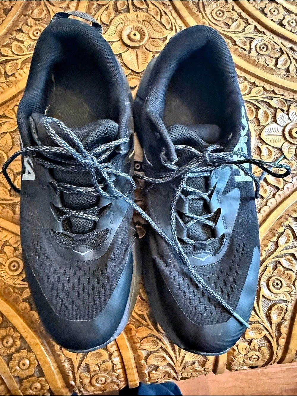 Hoka One Black Trail Running Shoes US 8